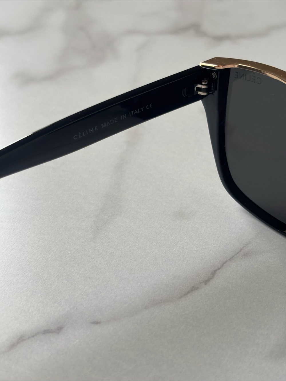 Black Cat-Eye Celine Sunglasses - Picture 7 of 9